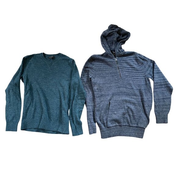 LOT OF 8 ASSORTED MENS SWEATSHIRT SWEATER SMALL MEDIUM PRE OWNED - Picture 6 of 9